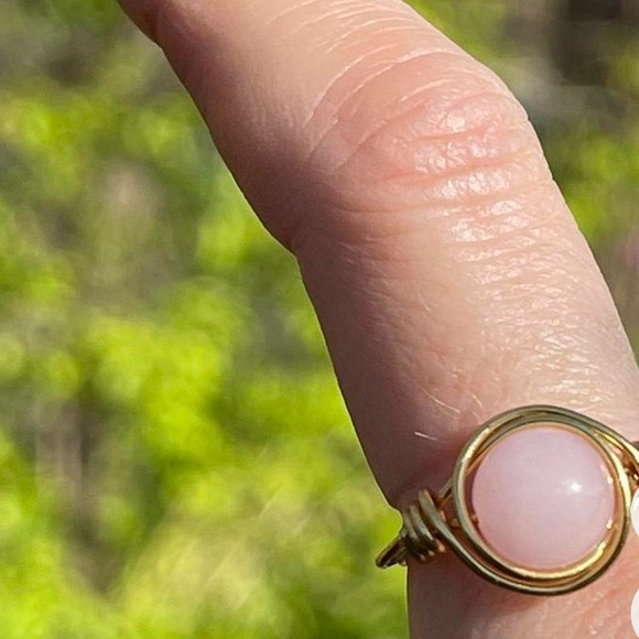 Pink Opal ring - Picture 2 of 3